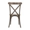 Flash Furniture HERCULES Commercial Dark Brown Indoor/Outdoor Wood Look Resin Cross Back Chair L-9-M2-DKBRN-GG - alternate 5